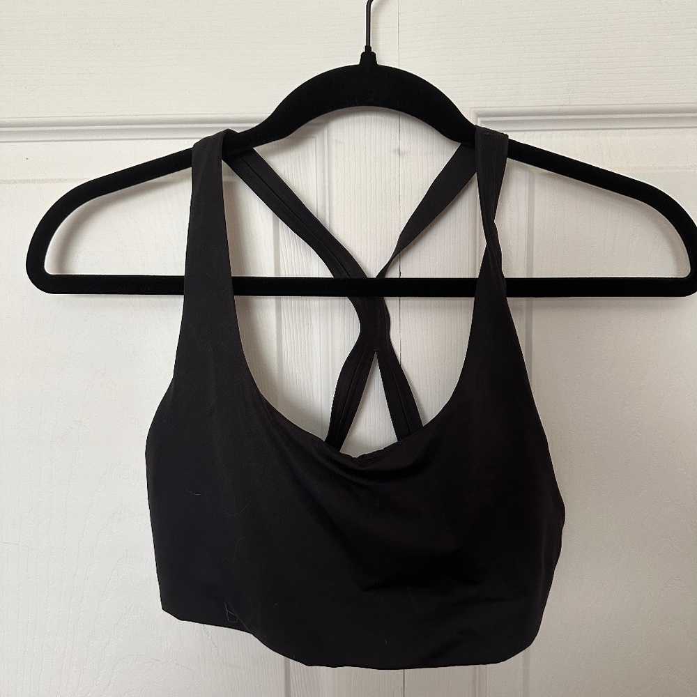 Athleta Crossed Back Swim Top Medium